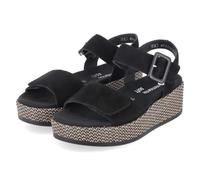 Remonte Women's D1N54 Wedge Sandals, Black, 45 EU