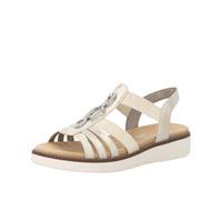 Remonte Women's D2041 Strappy Sandals, Gold, 42 EU