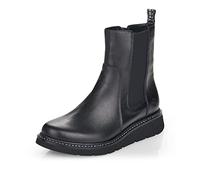 Remonte D3970-01 Astro Salv Black leather Womens Chelsea Boots in a Plain Leather in Size 39