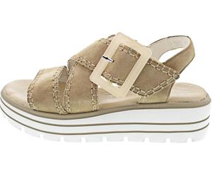 Remonte Women's D3N51 Strappy Sandals, Beige, 41 EU