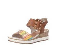 Remonte Women's D6453 Wedge Sandals, Brown, 40 EU