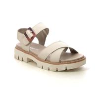 Remonte Beige Hook & Loop Sandals for Ladies | Remonte D7950-60 Colour: Beige, Size: EU 39 / UK 6