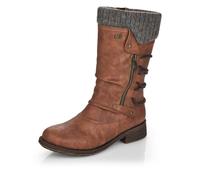 Remonte D8070-25 Andros Tex Tan Womens Mid Calf Boots in a Plain Man-made in Size 38