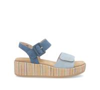 Remonte Womens Fashion Platform Sandal - Blue
