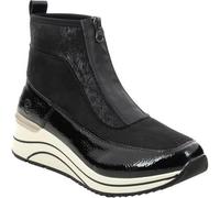 Remonte Womens Ladies D0T71 Black Wide Fit Wedge Ankle Boots Size 4-9