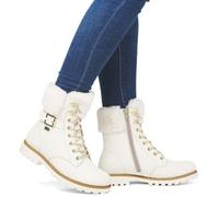 Remonte Women's D8481 Ankle Boots, White, 5 UK