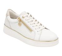 Remonte Womens Ladies White Wide Fit Zip Lace Up Trainers Shoes Size UK 4-8