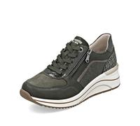 Remonte Women's Low-Top Trainers D0T16, Women's Low Shoes, Loose Insole, Green Estate 54, 42 EU Weit