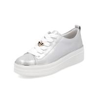 Remonte Women's Low-Top Trainers D1C03, Women's Low Shoes, Loose Insole, Silver Platinum 81, 5 UK