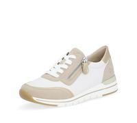 Remonte Women's Low-Top Trainers R6709, Women's Low Shoes, Loose Insole, White Combi 80., 6 UK