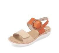 Remonte Women's Mujer R6853 Sandalias Sandals, Orange 39, 5 UK