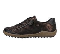 Remonte Women's R1402 Low-Top Sneakers, Black, 5 UK