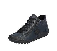 Remonte Women's R1477 Sneaker, Black Lake Ocean Blue 15, 6 UK