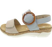 Remonte Women's R6853 Ankle Strap Sandals, Blue, 6.5 UK