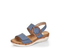 Remonte Women's R6853 Sandal, Blue 14, 3.5 UK