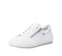Remonte D0700-80 Tanash Tex White Leather Womens Lacing Shoes