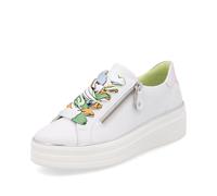 Remonte D1C06 Women's Low-Top Trainers (White Combi 80, UK Footwear Size System, Adult, Women, Numeric, Medium, 4)