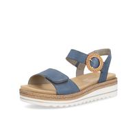 Remonte Women's Strappy Sandals D0Q52, Women's Sandals, Loose Insole, Blue 14, 5 UK