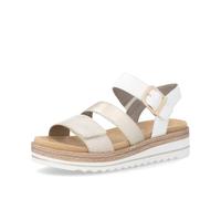 Remonte Women's Strappy Sandals D0Q55, Women's Sandals, Loose Insole, Gold 92, 3.5 UK