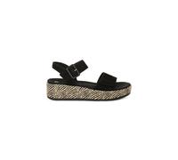Remonte Women's 'Tapestry' Wedge Sandals in Black | Size: 5 Remonte Black 5