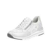 Remonte Women's Trainers R6700, Women's Lace-Up Shoes, Loose Insole, Ice White Silver 91, 41 EU