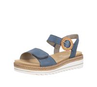 Remonte Women's Strappy Sandals D0Q52, Women's Sandals, Loose Insole, Blue 14, 5 UK
