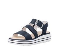 remonte Women's Wedge Sandal - Blue | D3N50-14 14 42