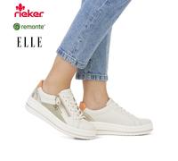 Remonte Women's D1c01 Sneaker (White Multi, UK Footwear Size System, Adult, Women, Numeric, Medium, 4)