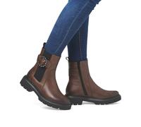 Remonte Brown Zip Boots for Ladies | Remonte D1W74-22 Colour: Brown, Size: EU 37 / UK 4