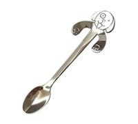 Remorui 1 Pc Dog Handle Teaspoon Hanging Design Stainless Steel Coffee Spoon Creative Tea Soup Sugar Spoon 2#