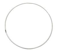 Remorui 1Pc Metal Crafts Hoops Wreath Macrame Creations Ring DIY Iron Dreamcatcher Ring for DIY Crafts, Floral Macrame Hoop 160mm