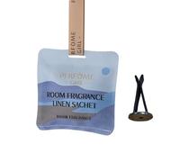 Remorui Car Air Purifying Sachet Long Lasting Fragrance Hanging Scented Bag with Ribbon Magnetic Vent Clip for Drawer Closet Wardrobe Auto Freshener Blue