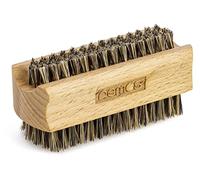 REMOS Hand & Nail Brush Double-Sided made of beech wood with natural grey bristles