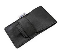 REMOS Manicure Case empty made of genuine leather with space for 4 tools - black