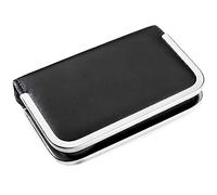 REMOS Manicure Case empty made of genuine leather with space for 6 tools - black