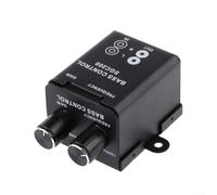 Remote Bass Volume Control Knob for Subwoofer with For RCA Level Input Output Compatible with Car Stereo Equalizer Systems