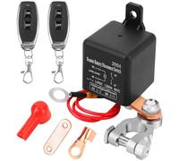 Remote Battery Disconnect Switch 12V 200A Car Kill Switch Anti-Theft Switch Prevent Battery Drain Remote Car Kill Switch Anti Theft with 2 Keys for Car RV Truck Camper Travel Trailer