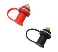 Remote Battery Terminals, 2PCS Waterproof Battery Jump Post Jumper Terminal Charging Post Kit for Automotive Marine Auto RV Truck Can-am