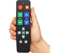 Remote | Big Button TV Remote Control for All LG TV ONLY (Black) Simplified and Easy to Use (2xAAA Batteries not Included)