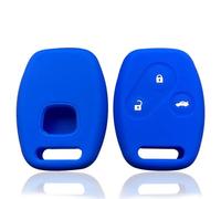 Remote Car Key Case Holder For HONDA Fit 2010 Civic CRV Stream Chord 7 Jazz Gr8 Insight 2007 2008 2009 Accord2/3/3/4Button Cap-C blue 1pc