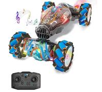 Remote Car,Rotating Twisting Climbing Car Toy,Hand Controlled RC Stunt with and C C Gesture Music,360 RC Light