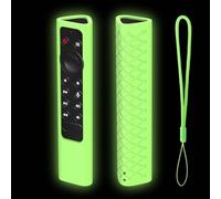 Remote Case for NVIDIA Shield TV Pro/4K HDR - Full-Body Silicone Protective Cover,Shockproof,Dustproof,Washable,Anti-Slip Remote Control Sleeve (Glow Green)