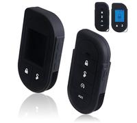 Remote Case Special Silicon Resin Protection Cover for The Two -Road Safety System is Suitable Compatible with Viper, 5706| 4706| 7756V |7351V |7752V New Replacement Part for Key (Black)