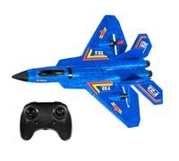 Remote Control Airplane - RC Flying Toy, Beginner Plane Kit | 2.4GHz LED Aircraft Model, Durable Foam Flight Planes, Easy Control Hand Launch, RC Plane for Outdoor Play Backyard Adventure interact