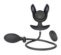 Remote Control Anal Plug，Inflatable Anal Plug, Expandable Anal Vibrator with 10 Vibration Modes G spot Stim-ulator Prostate Massager, Remote Control Couple Adult Sex Toys, Sex Toy for Men Women