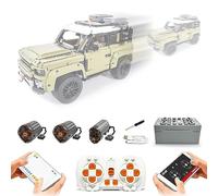 Remote Control and Motor Upgrade Kit for Lego 42110 Land Rover Defender (Model Not Included)