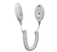 Remote Control Anti-Lost Wall Mount Holder with Spring, Retractable Remote Keeper | Curly Wire Remote Control Authority, TV Controller Memory Hook, Anti-Drop Device, Safe Holder for Home Entertainment