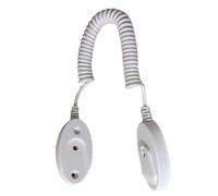 Remote Control Anti-Lost Wall Mount Security Lock Anti-Lost with Spring TV Remote Control, Anti-Lost Tracker for TV Remote Control, Remote Control TV Remote Control Curly Wire for Controller