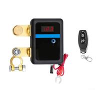 Remote Control Battery Disconnect Switch With LCD Display For Cars, 12V 260A Power Off Switch For Reliable Power Management
