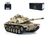 Remote Control Battle Tank, 1/16 Scale M60A1 Model, Realistic Sound and Motion Features